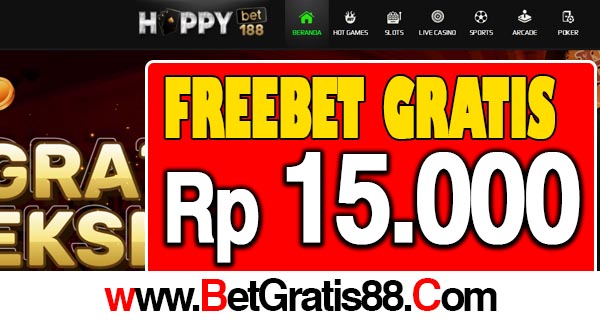 HappyBet188 Freebet Gratis Rp 15.000 Tanpa Deposit - Info Betgratis
